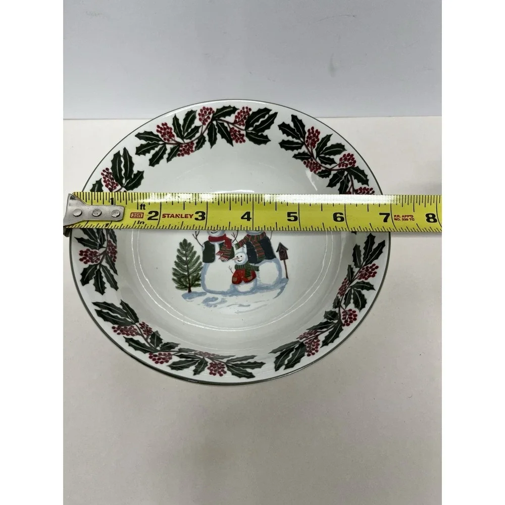 GEI Christmas Holly Berries Snowman 9.5